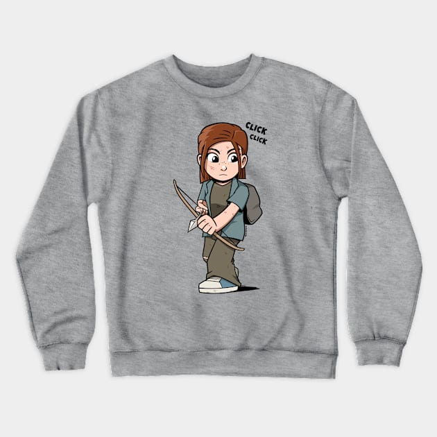 Clicker Hunt Crewneck Sweatshirt by wloem